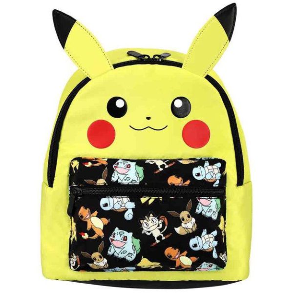 POKEMON PIKACHU DECORATIVE 3D MINI BACKPACK For Discount