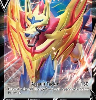 Zamazenta V (139 202) (Jumbo Card) [Sword & Shield: Base Set] on Sale