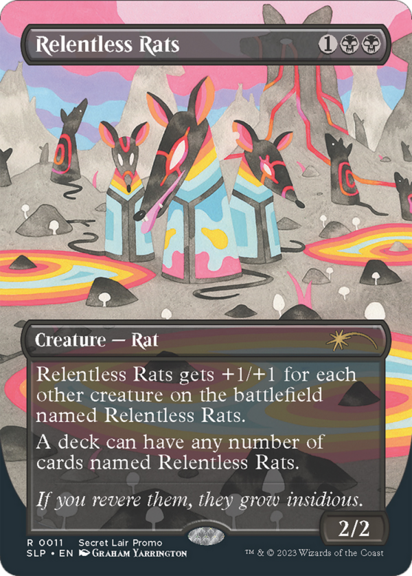 Relentless Rats (0011) [Secret Lair Showdown] Hot on Sale