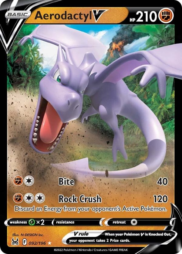 Aerodactyl V (092 196) [Sword & Shield: Lost Origin] For Sale