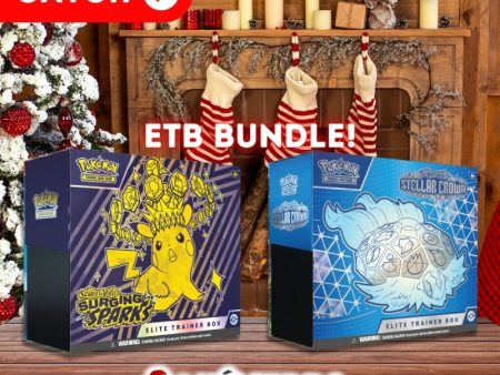 Surging Sparks ETB Bundle | Christmas Collection For Discount