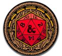 D&D: Enamel Pin - Ornate D20 with Augmented Reality Online Sale