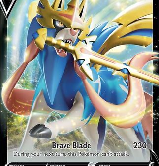 Zacian V (138 202) (Jumbo Card) [Sword & Shield: Base Set] Hot on Sale