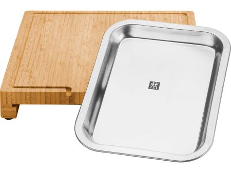 Zwilling BBQ+ Bamboo Cutting Board with Tray Hot on Sale