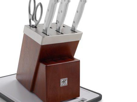 Zwilling Pro Le Blanc 7-pc Self-Sharpening Knife Block Set Supply